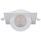 Satco LED Direct Wire Downlight Gimbaled, 9 Watt CCT Selectable, 4 Inch Square, Remote Driver, White S11841 - alternate 2